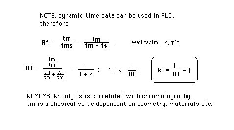 Rf and time in PLC